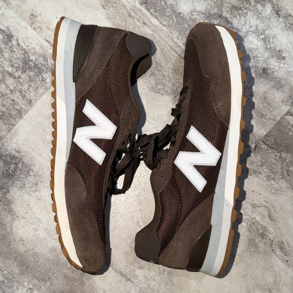 New Balance Other - New Balance Men's Dark Brown and White Sneakers